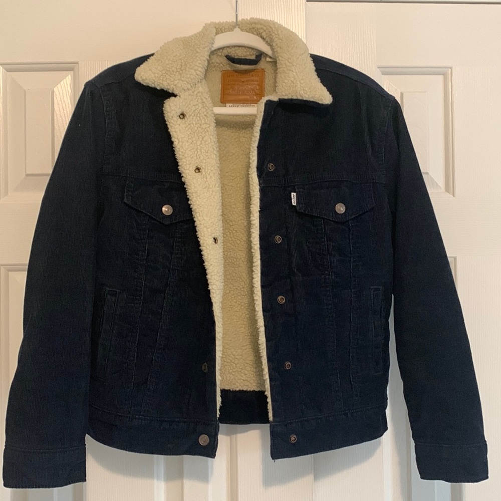 Levi’s Sherpa Corduroy Trucker Jacket